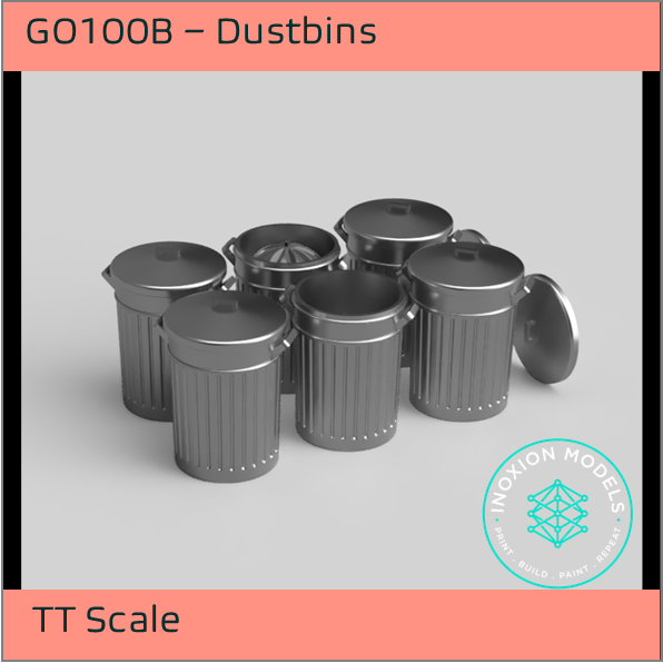 GO100B – Dustbins TT Scale
