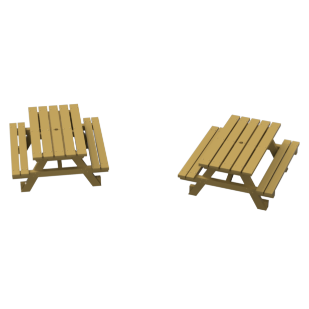 GO104A – Picnic Benches 3mm - 1:100 Scale