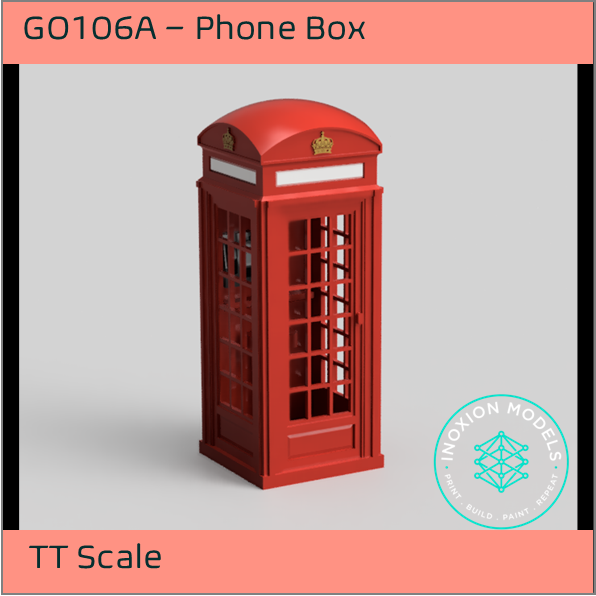 GO106A - Phone Boxes TT Scale