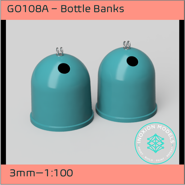 GO108A – Bottle Banks 3mm - 1:100 Scale