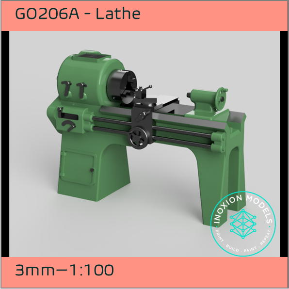 GO206A – Lathe 3mm - 1:100 Scale