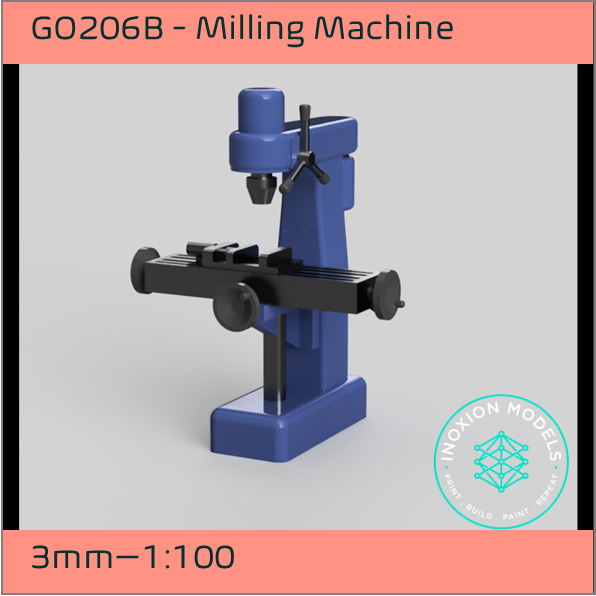 GO206B – Milling Machine 3mm - 1:100 Scale