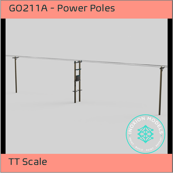 GO211A – Power Poles TT Scale