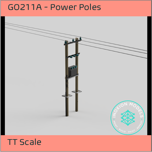 GO211A – Power Poles TT Scale