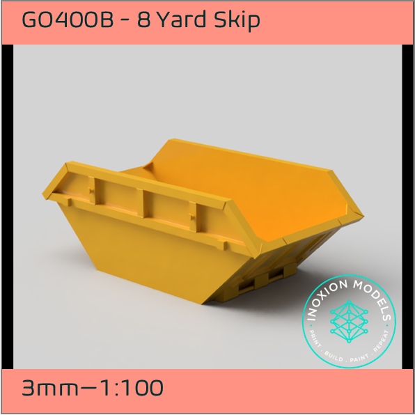 GO400B – 8 Yard Skip 3mm - 1:100 Scale