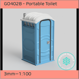 GO402B – Portable Toilets 3mm - 1:100 Scale