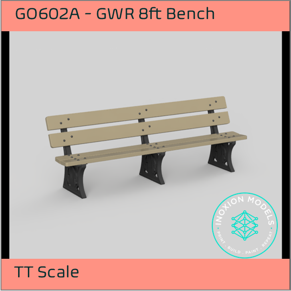 GO602A – GWR 8ft Platform Benches TT Scale