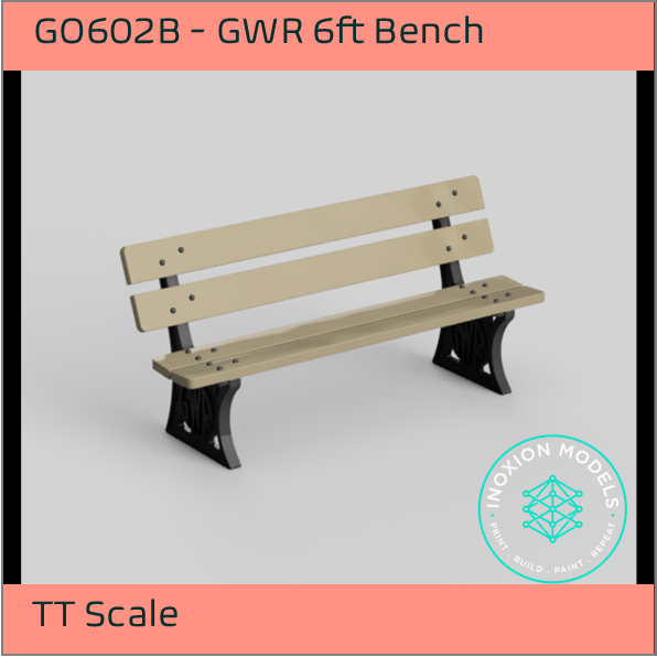 GO602B – GWR 6ft Platform Benches TT Scale