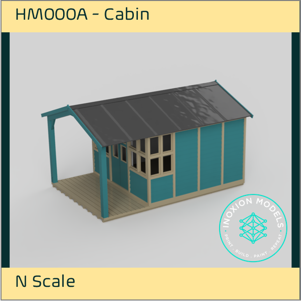 HM000A – Cabin/Garden Shed N Scale