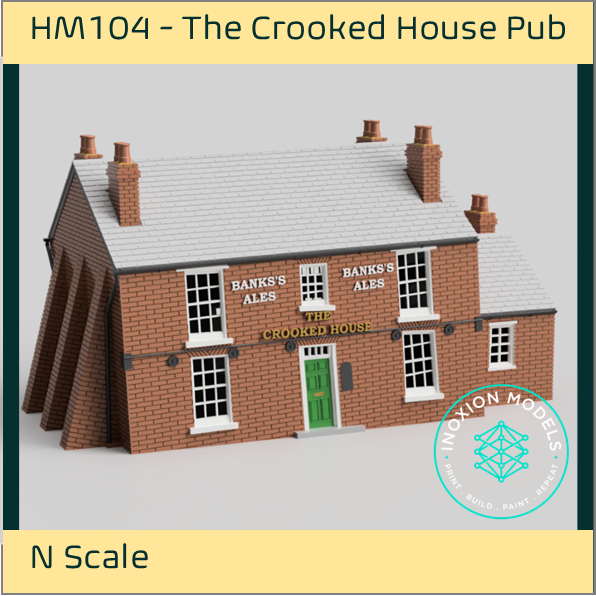 HM104 – The Crooked House Pub N Scale