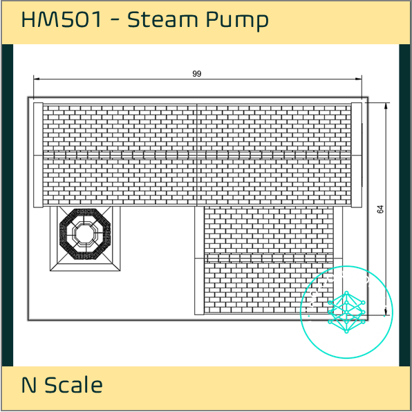 HM501 – Steam Pump House N Scale