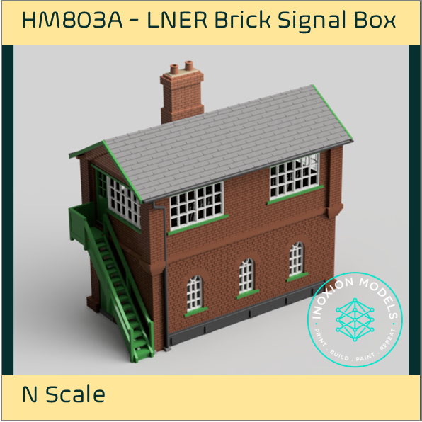 HM803A – LNER Brick Signal Box N Scale