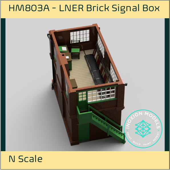 HM803A – LNER Brick Signal Box N Scale