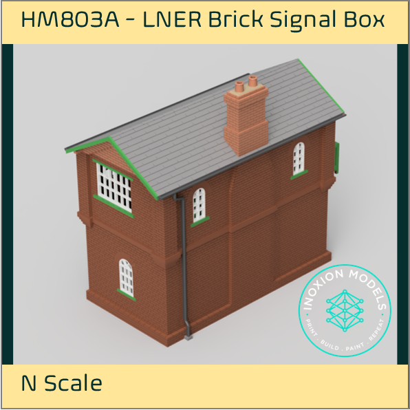 HM803A – LNER Brick Signal Box N Scale