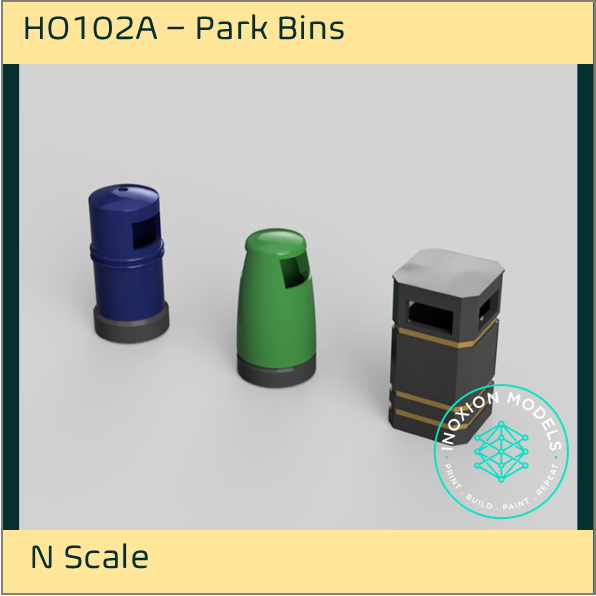 HO102A – Park Bins N Scale