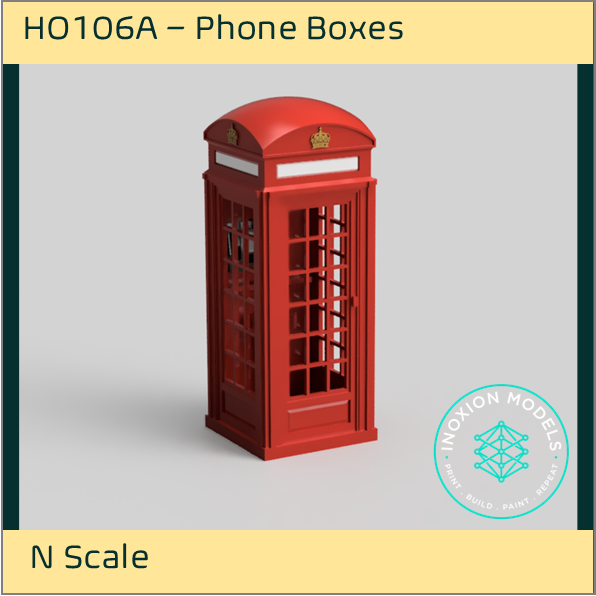 HO106A - Phone Boxes N Scale