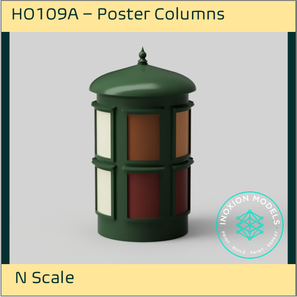 HO109A – Poster Columns N Scale