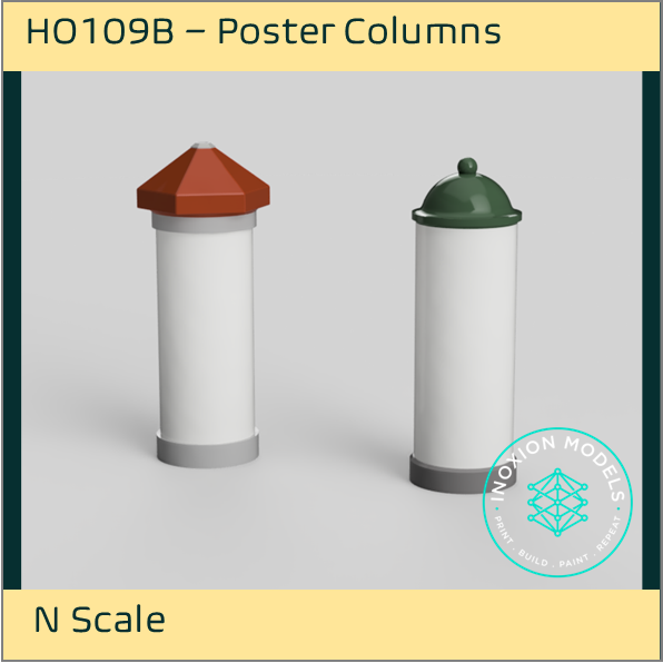 HO109B – Poster Columns N Scale