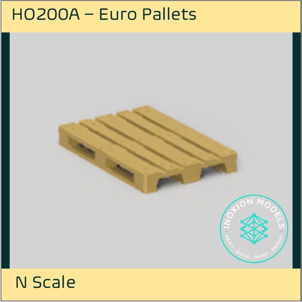 HO200A – Euro Pallets N Scale