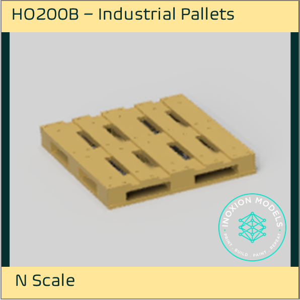 HO200B – Industrial Pallets N Scale