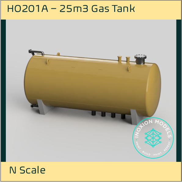 HO201A – 25m3 Gas Tank N Scale