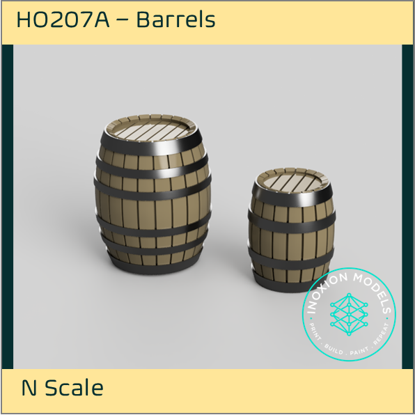 HO207A – Barrels N Scale