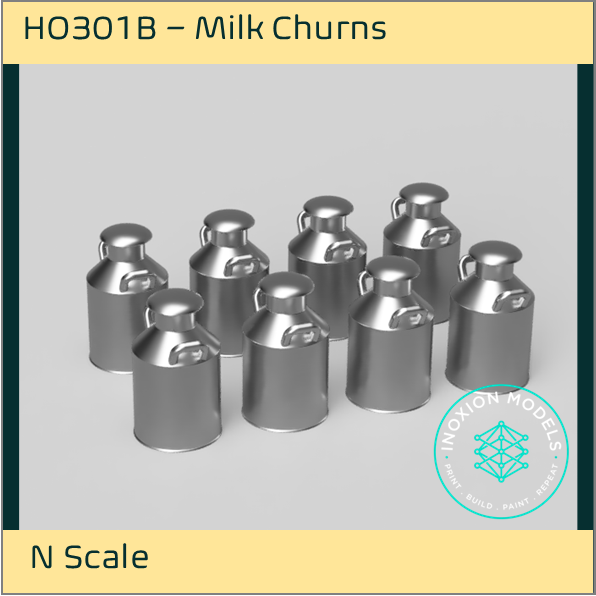 HO301B – Small Milk Churns N Scale