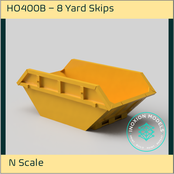 HO400B – 8 Yard Skip N Scale