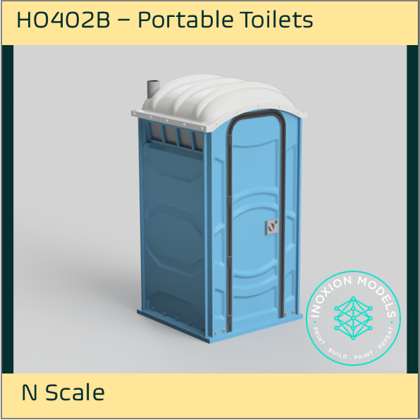 HO402B – Portable Toilets N Scale