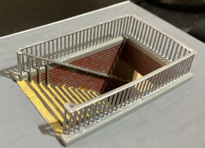 Platform subway entrance steps - RR-0012-A-76