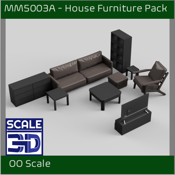 MM5003 - Household Furniture Pack A OO Scale