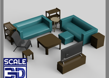 MM5003 - Household Furniture Pack C OO Scale Download