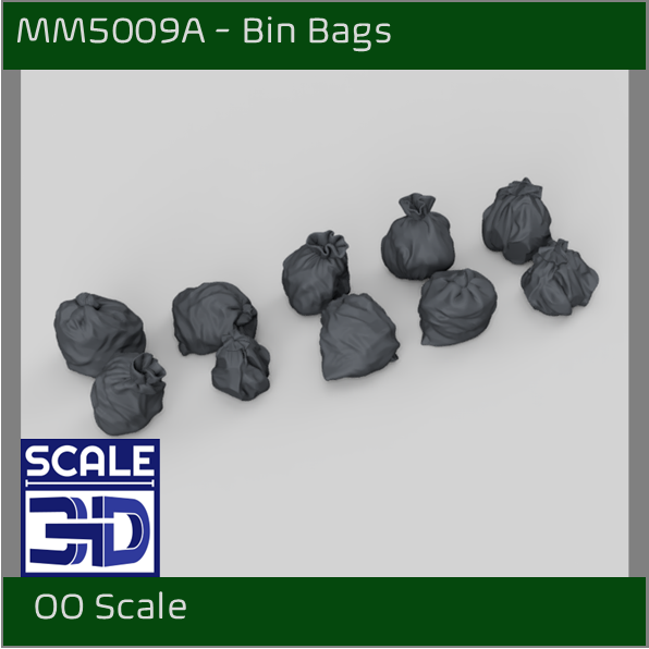 MM5009A - Garbage Bags OO Scale