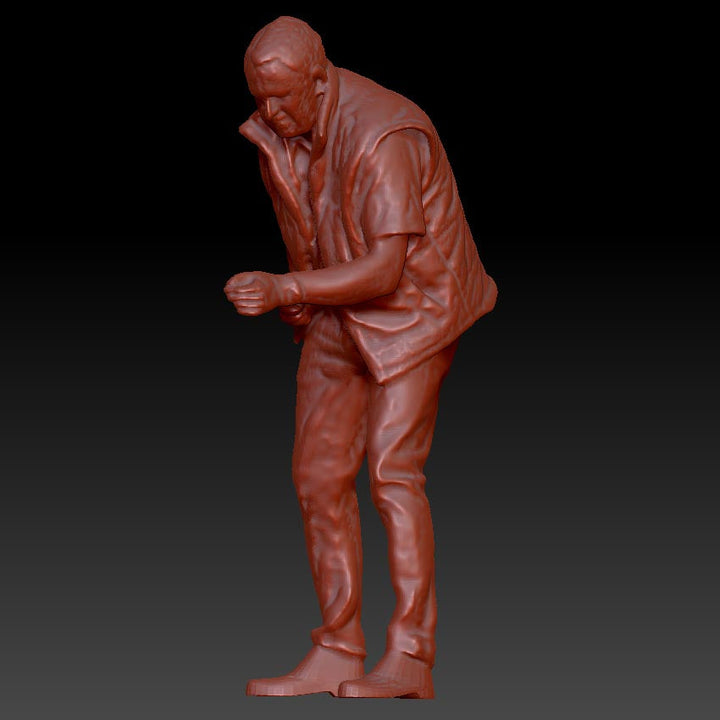 Older Male Bending Over Dsp043 Figure