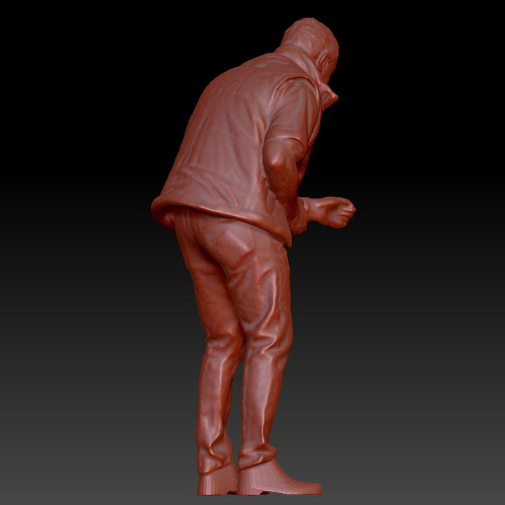 Older Male Bending Over Dsp043 Figure