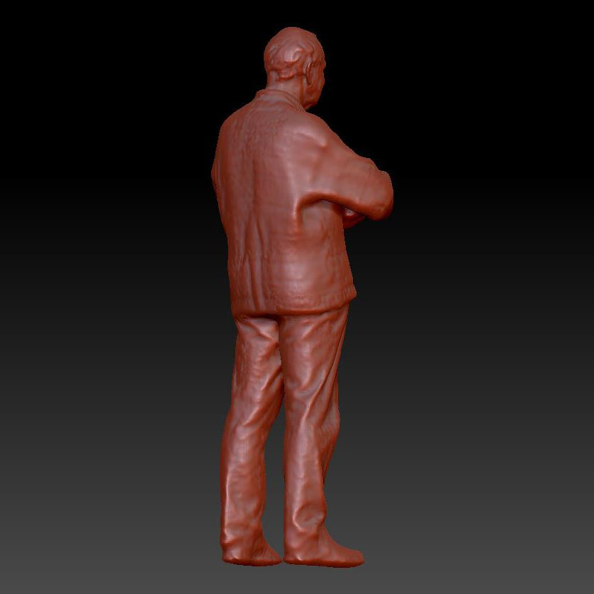 Older Male Clasped Hands Dsp052 Figure