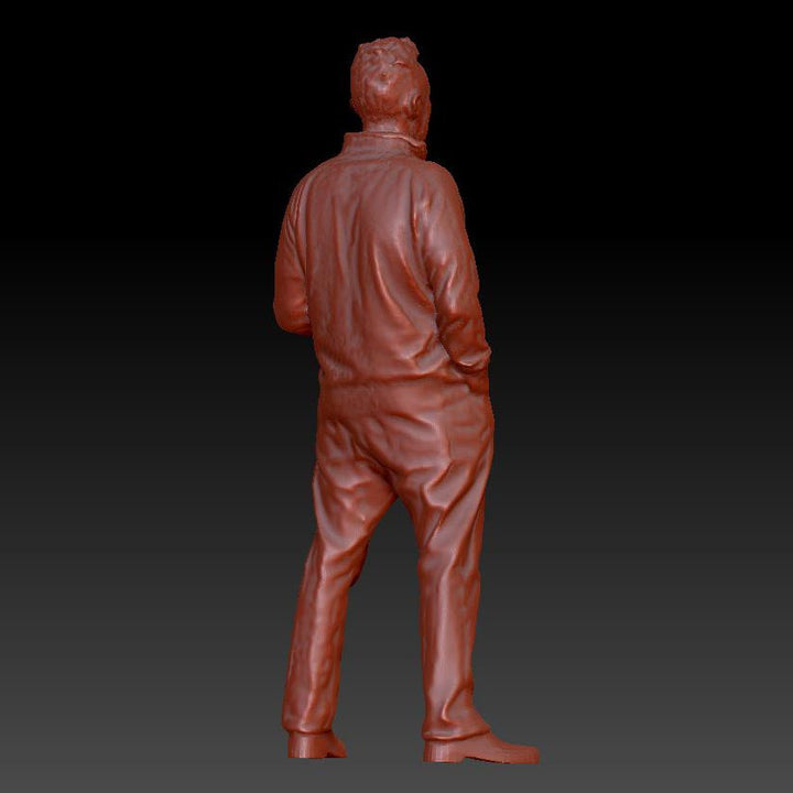 Male Standing With Coffee Cup Dsp097 Figure