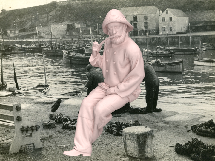 Mm941 Fisherman Smoking Figure