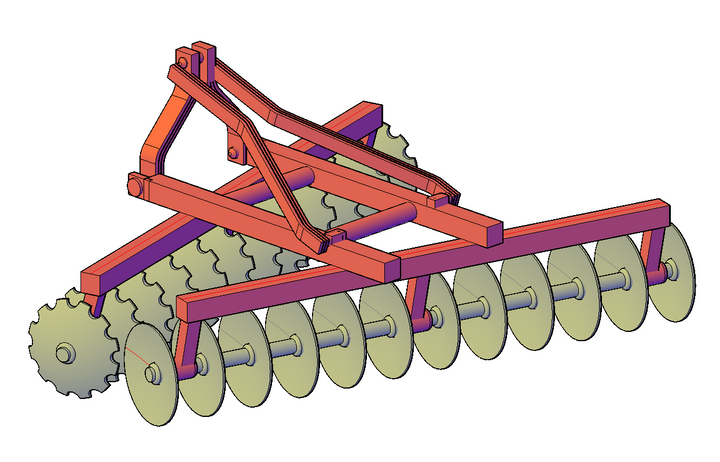 Disc Harrow - RF-0009-A-76