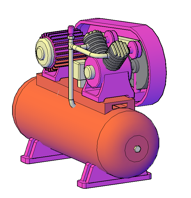 Air Compressor 50 litre tank - RI-0003-P-76