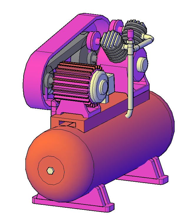 Air Compressor 50 litre tank - RI-0003-P-76