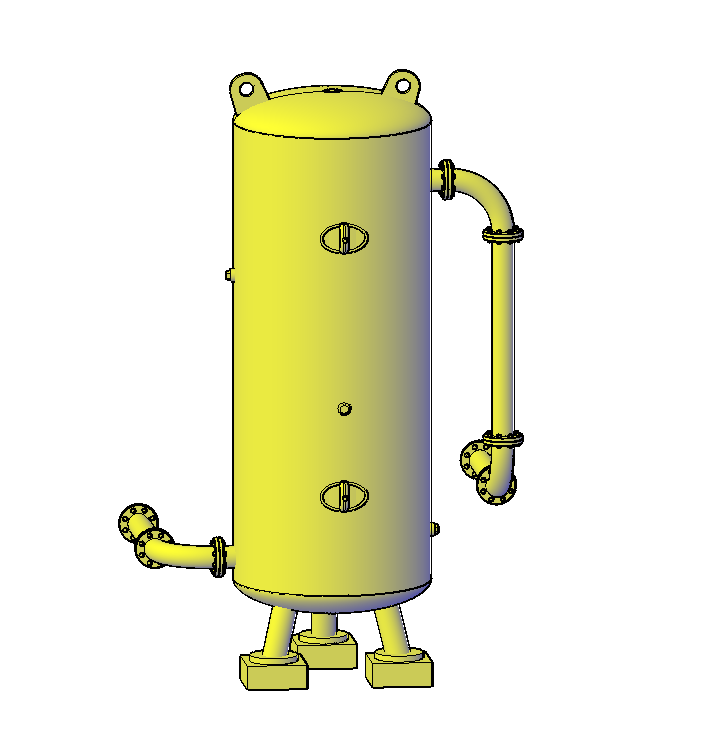 Air Reciever 2000 litre tank - RI-0004-A-76