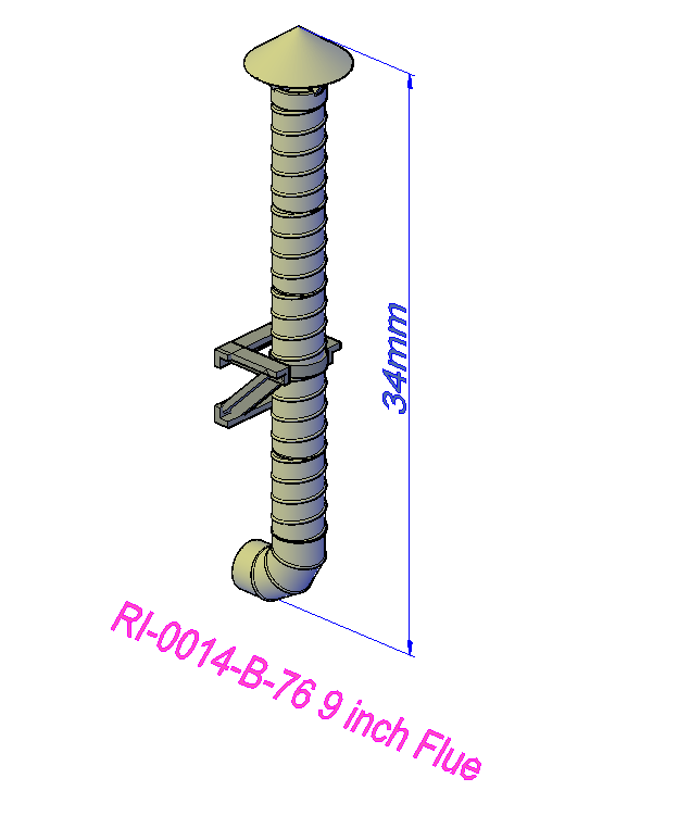 6,9 and 12inch Flue - RI-0014-#-76