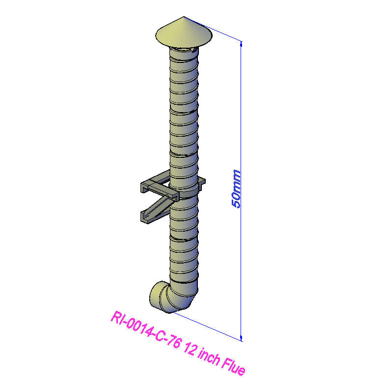 6,9 and 12inch Flue - RI-0014-#-76