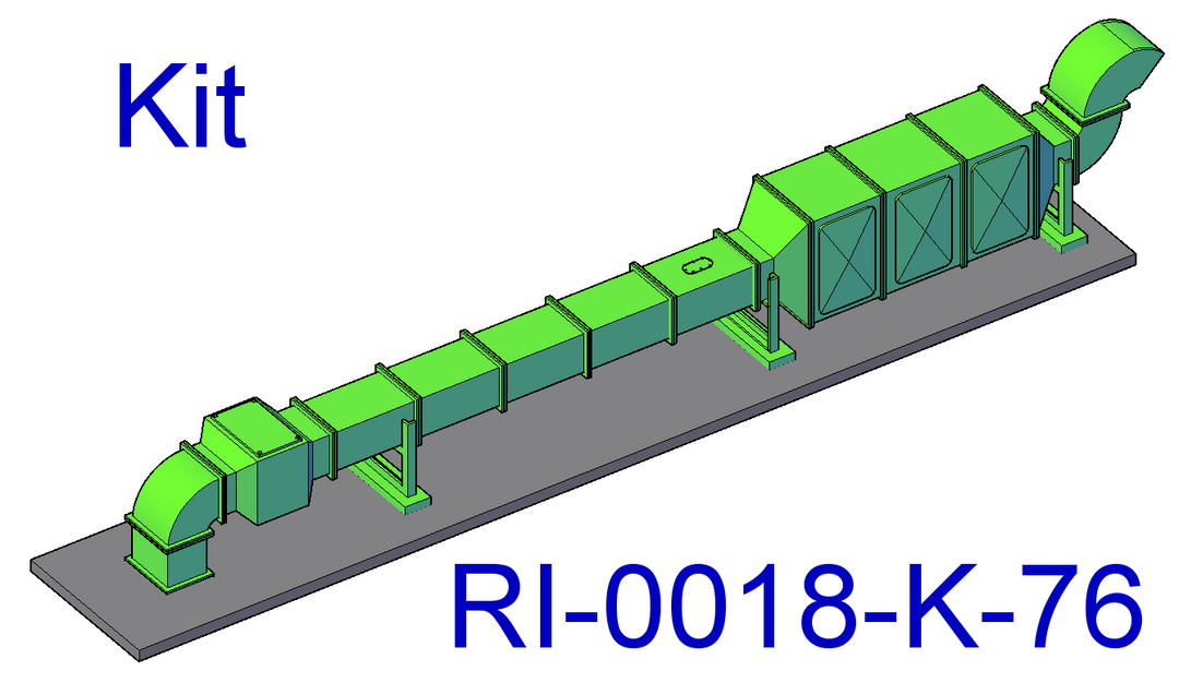 Rectangular Ducting System 2x1ft - RI-0018-K-76