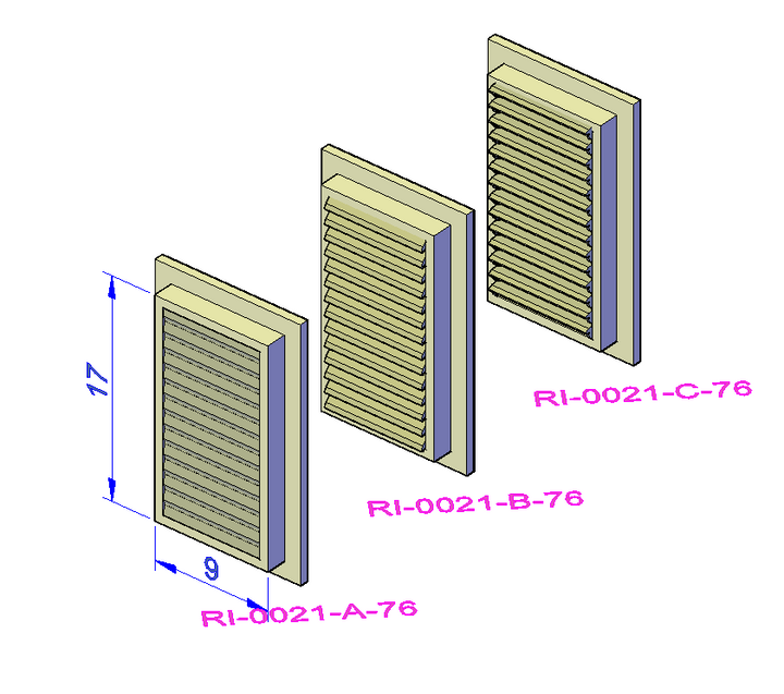 Roof Air vent - RI-0021-#-76