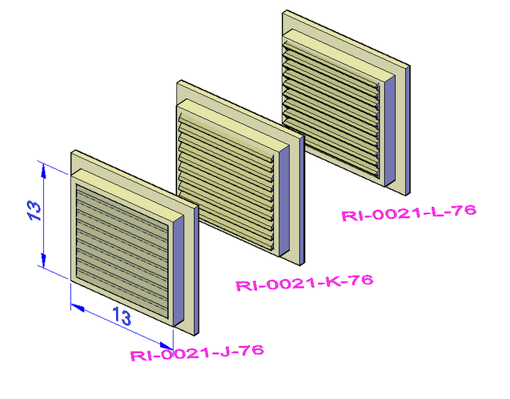 Roof Air vent - RI-0021-#-76