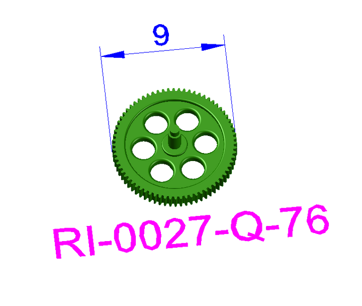 Cast Iron Gear Wheels - RI-0027-#-76