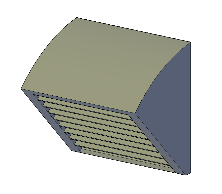 Angled Wall vent - RI-0071-M-76