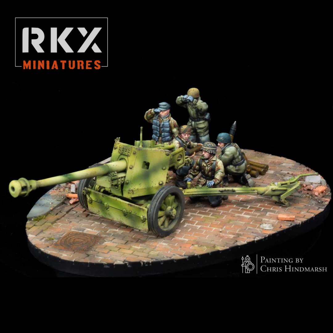 RKX5034 Fallschirmjager PAK40 Gun and Crew